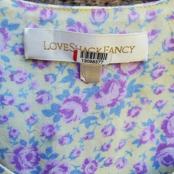 LOVESHACKFANCY Regina Crochet And Rickrack-trimmed Floral Dress SAMPLE - Picture 4 of 6